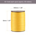 thumbnail image 2 of Unique Bargains Thin Waxed Thread 93 Yards 0.65mm Polyester String Cord for Machine Sewing Hand Quilting Weaving, Yellow, 2 of 5