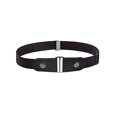 thumbnail image 2 of facefd Belt No Buckle Invisible Alloy Fashionable Long-lasting Convenience Elastic Unisex Man Multicolored DIY Prop Jeans Band Coffee, 2 of 9