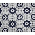 thumbnail image 4 of oneOone Polyester Lycra Navy Blue Fabric Geometric Block Dress Material Fabric Print Fabric By The Yard 56 Inch Wide, 4 of 4