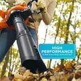 thumbnail image 4 of BLACK+DECKER 12 Amp 3-in-1 Electric Leaf Blower & Mulcher with Leaf Vacuum Kit, 4 of 5