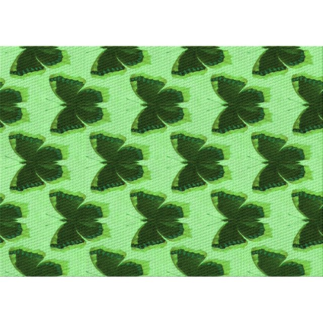 Ahgly Company Machine Washable Indoor Rectangle Transitional Deep Emerald Green Area Rugs, 6' x 9'