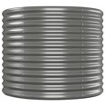 thumbnail image 2 of vidaXL Garden Raised Bed Grey 554x100x68 cm Powder-coated Steel, 2 of 4