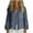 Navy, variant on Ltctricy Women's Cotton Linen Tops Lantern Long Sleeve V Neck Pleated Button down Shirts Loose Fit Casual Blouses with Pocket