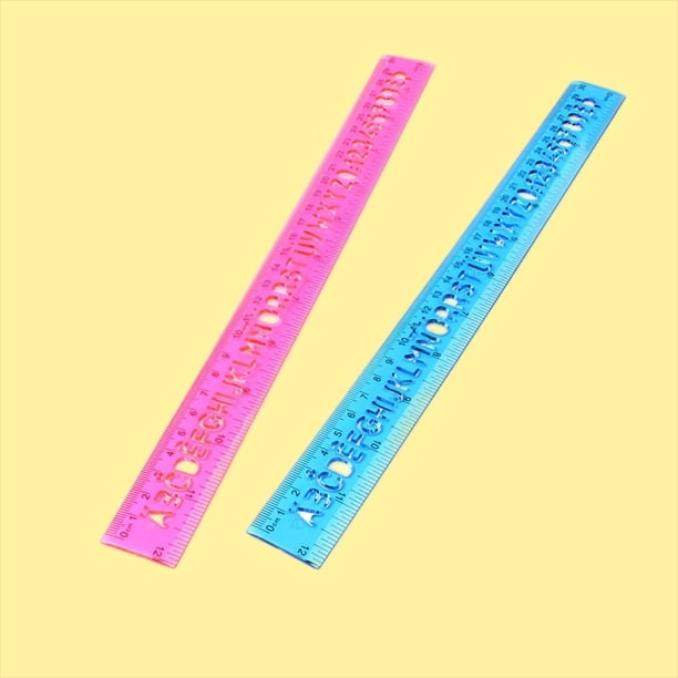 Règle Transparente DAGONGREN – 12 Pouces, Plastique, Pour Enfants Et école