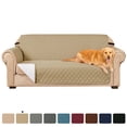 thumbnail image 1 of Subrtex Stretch 1-Piece Quilted Reversible Sofa Slipcover with Non-Slip Elastic Straps Washable Pet Couch Cover, 1 of 6