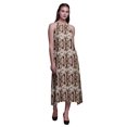 thumbnail image 1 of Bimba Robe de Plage Teinture sur Nœuds pour Femmes, Imprimée, Dos Nu, Longue, à Col Licou, Rayondress - Grand, 1 of 6