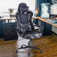 thumbnail image 1 of Video Gaming Chair, PU Leather Racing Chair, Ergonomic Office Chairs High Back Gamer Chair Computer Desk Chairs Lumbar Support with Arms Swivel Chair  for Adults(Camo), 1 of 7