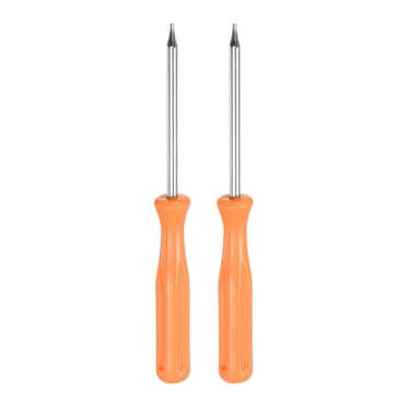 Unique Bargains 2pcs Torx Screwdriver T5 4" Length Star 6 Point Head Precision Screw Driver with Non-slip Handle, Yellow