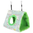 thumbnail image 2 of AMONIDA Pet Supplies, Triangular Shape Bird Hanging Bed Washable Bear Pattern Bird Hammock Easy To Hang For Bird Cage, 2 of 8