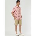 thumbnail image 4 of INSPIRE CHIC Chemise Hawaïenne de Plage pour Homme à Manches Courtes, Boutonnée à l'Avant, 4 of 6