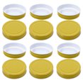 thumbnail image 1 of 12 Pcs Couvercles en Métal Étanches pour Bocaux en Tinplaste, 1 of 9