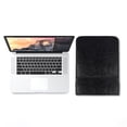 thumbnail image 2 of Housse d'Ordinateur Portable Imperméable en PU, Pochette de Rangement, Sac pour Ordinateur Portable, Housse Imperméable pour Remplacement de Housse pour MacBook, Noir, 15,4 Pouces, 2 of 6