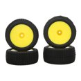 thumbnail image 4 of Pneus de Roue RC, Pneus en Caoutchouc RC Solides 4Pcs Faciles à Installer pour 1/10 Véhicules hors Route, 4 of 8