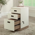 thumbnail image 3 of Sauder Dixon City File Cart, Pebbled White, 432890, 3 of 8
