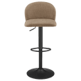 thumbnail image 2 of Bouclair Tabouret de Bar Rembourré Réglable Taupe, 2 of 7