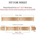 thumbnail image 2 of REQO for Fitbit Versa 4/Sense 2 Solid Stainless Steel Wrist Band with Watch Case,for Versa 3/Sense Metal Replacement Straps and Screen Protection Case for Women Men, 2 of 6