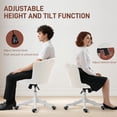 thumbnail image 4 of HOMCOM Office Chair, Swivel Desk Chair with Adjustable Height, Backrest, 4 of 10