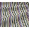 thumbnail image 4 of oneOone Tissu Jersey Viscose Imprimé Rayures Multicolores au Mètre 60 Pouces de Large, 4 of 4
