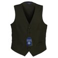 thumbnail image 3 of Gioberti Mens Formal Suit Vest Olive 5X-Large, 3 of 5