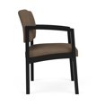 thumbnail image 4 of Fauteuil d'Invité en Acier Lenox pour Réception, Salle d'Attente, Soins de Santé / Acier Noir / Brun, 4 of 5