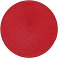 thumbnail image 1 of Round Woven Table Mat, Heat-Resistant and Waterproof Cotton Yarn Dining Place Mat, Oil-Proof Coffee Table Pad, Stylish 32cm Decorative Table Protection, 1 of 2