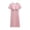 Rose, variante sur Tranfacy Robe de Maternité à Manches Courtes pour Femmes, Robe de Maternité Grande Taille, Robe de Maternité d'Allaitement à Imprimé à Manches Courtes, Col en V, Boutonnée, Robe d'Allaitement pour Femmes