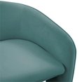 thumbnail image 4 of TOV Furniture Marla Sea Blue Velvet Accent Chair, 4 of 6