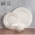 thumbnail image 4 of Mainstays Darby Vanilla 12 Piece Stoneware Dinnerware Set, 4 of 10