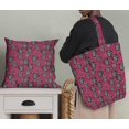 thumbnail image 5 of Soimoi Pink Moss Georgette Fabric Life Begins After Coffee Text Fabric Prints By Yard 42 Inch Wide, 5 of 5
