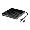 thumbnail image 1 of 2 In1 USB3.0 Type C Slim External Optical Drives DVD RW CD Writer Drive Burner Reader Player for Laptop Desktop PC,1 set * DVD burners,Black, 1 of 8