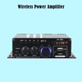 thumbnail image 4 of AK380 Bluetooth-Compatible Amplifier 2 Channel Subwoofer Amplifier HIFI Bass 40W+40W Music Player USB AUX for Home Car ,Wide Application, 4 of 7