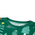 thumbnail image 4 of Family Matching Clothes Christmas Sleepwear  Tree Print Tops Trousers Baby Romper Pajamas Set, 4 of 7