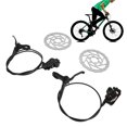thumbnail image 3 of Mountain Bike Hydraulic Disc Brake Set, Aluminum Alloy 2 Piston Hydraulic Disc Brake 1Pair with Disc for Outdoor Riding, 3 of 7
