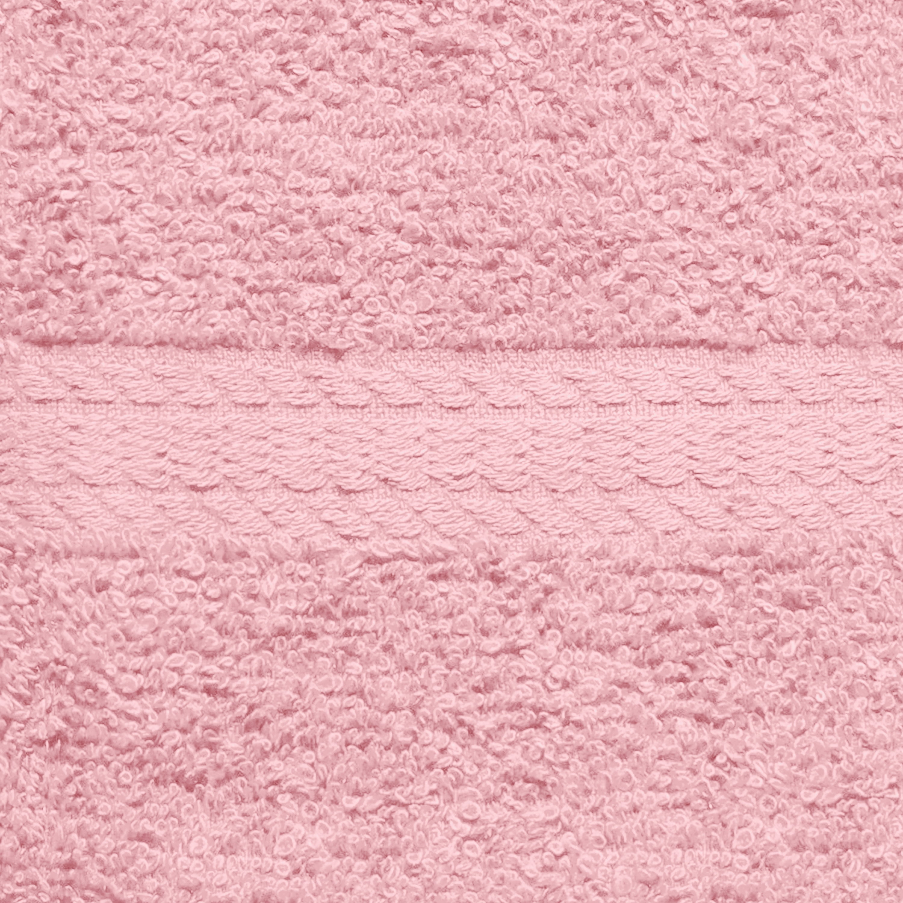 Mainstays Basics Solid Bath Sheet, Soft & Durable, 100% Cotton, Pink