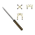 thumbnail image 2 of DYNWAVECA Retractable Billiards Cue Stick Bridge Comfortable Handle Professional Practical Snooker Cue Rest for Club and Game Indoor Party with 3 Bridge Heads, 2 of 10
