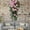 Rose, variante sur Fesfesfes Paniers Suspendus Artificiels avec Fleurs pour l'Extérieur Fausses Plantes Suspendues pour le Printemps et l'Été Décoration de Porche et de Maison Paniers d'Arrangement de Fleurs Artificielles Violet