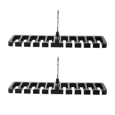 2pcs Belts Racks Belt Scarf Storage Organizer Closet Tie Racks Belt Hangers