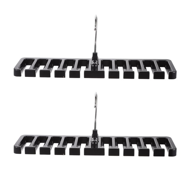 2pcs Belts Racks Belt Scarf Storage Organizer Closet Tie Racks Belt Hangers
