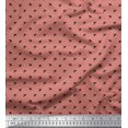 thumbnail image 1 of Soimoi Poly Georgette Fabric Swallow Bird Small Print Fabric by Yard 52 Inch Wide, 1 of 3
