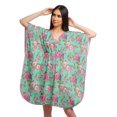 thumbnail image 1 of Moomaya Robe Courte de Caftan de Plage, Robe de Couverture Imprimée, Kaftan pour Femmes, Tenue de Plage, Couverture, 1 of 4
