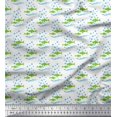 thumbnail image 1 of Soimoi Rayon Fabric Waves,Bubbles & Fish Ocean Fabric Prints By Yard 42 Inch Wide, 1 of 3