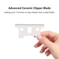 thumbnail image 4 of JIAHAOO Metal Ceramic Trimmer Blade for Andis Go GTO GTX T Outliner Replacement Easy to Install Direct Replacement, 4 of 8