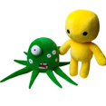 thumbnail image 2 of Wobbly Life Plush Doll Stuffed Cartoon Game Plushies Doll Cute Pacify Rag Toy Ornament Gift For Kids-Minions-, 2 of 5