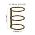 thumbnail image 2 of Unique Bargains 1' Dia. 3 Circle Detachable Metal Binder Rings Loose Leaf Rings, Bronze 4 Pack, 2 of 6