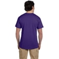 thumbnail image 2 of Fruit Of The Loom T-Shirt à Col Rond à Manches Courtes pour Hommes HD Cotton, 3TG, Violet Foncé, 2 of 3