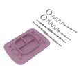 thumbnail image 4 of Ensemble de Table en Silicone pour Enfants, Assiette Compartimentée Sécuritaire à Succion avec 4 Attaches Jouets pour Bébés, Tout-Petits, Enfants, 4 of 8