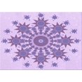thumbnail image 1 of Ahgly Tapis Rectangulaire Lavable en Machine Intérieur Transitionnel Fleur Rose, 2 Pieds x 3 Pieds, 1 of 7
