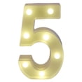 thumbnail image 1 of Dvkptbk Light up Letters , LED Letters Lights Sign Alphabet and Number Big Lights Letter for Party Birthday Bar Battery Powered Christmas Decor Letter Lights Letter Light Home Essentials, 1 of 2