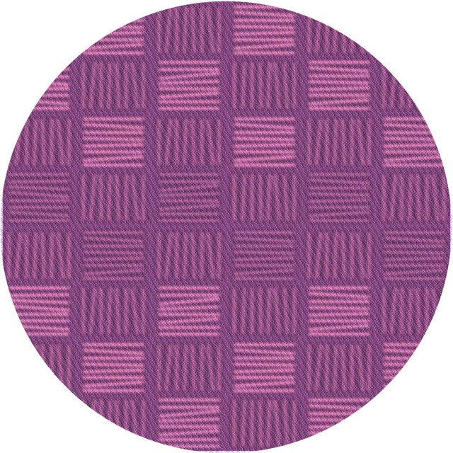 Ahgly Tapis d'Intérieur Lavable en Machine Carré Transitionnel Violet Cramoisi, 3 Pieds Carré