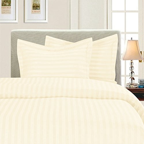 Elegant Comfort 1500-Thread-Count Microfiber King/Cal-King Duvet Set, Ivory